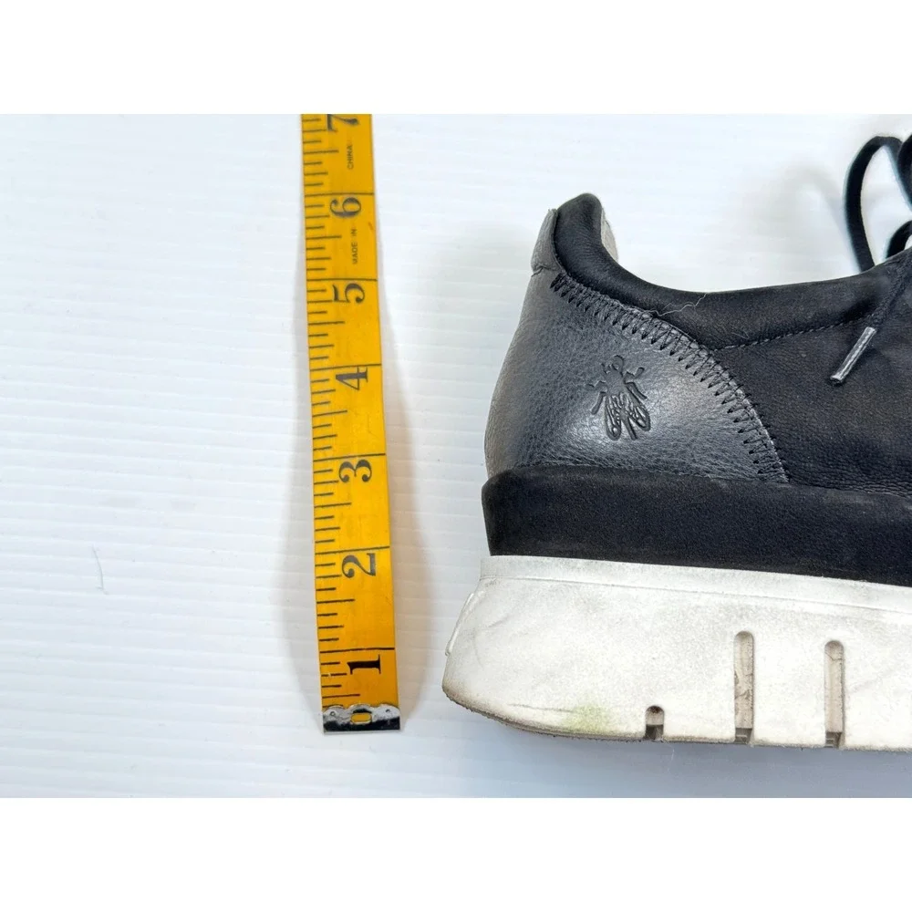 Fly London Bump Platform Wedge Sneakers Women 39 US 8-8.5  Lace Up Suede Comfort